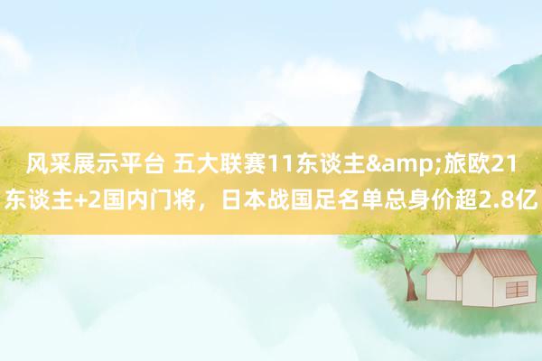 风采展示平台 五大联赛11东谈主&旅欧21东谈主+2国内门将，日本战国足名单总身价超2.8亿