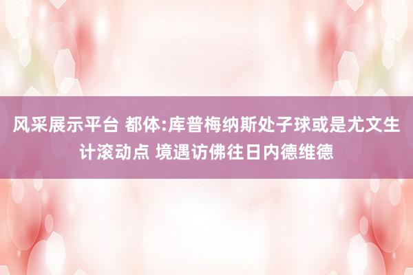 风采展示平台 都体:库普梅纳斯处子球或是尤文生计滚动点 境遇访佛往日内德维德